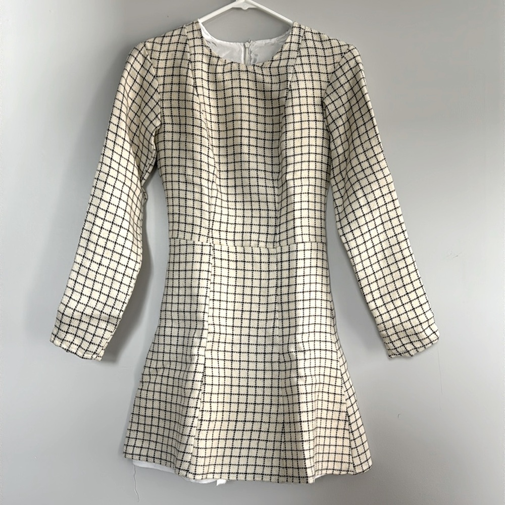 Mini wool dress